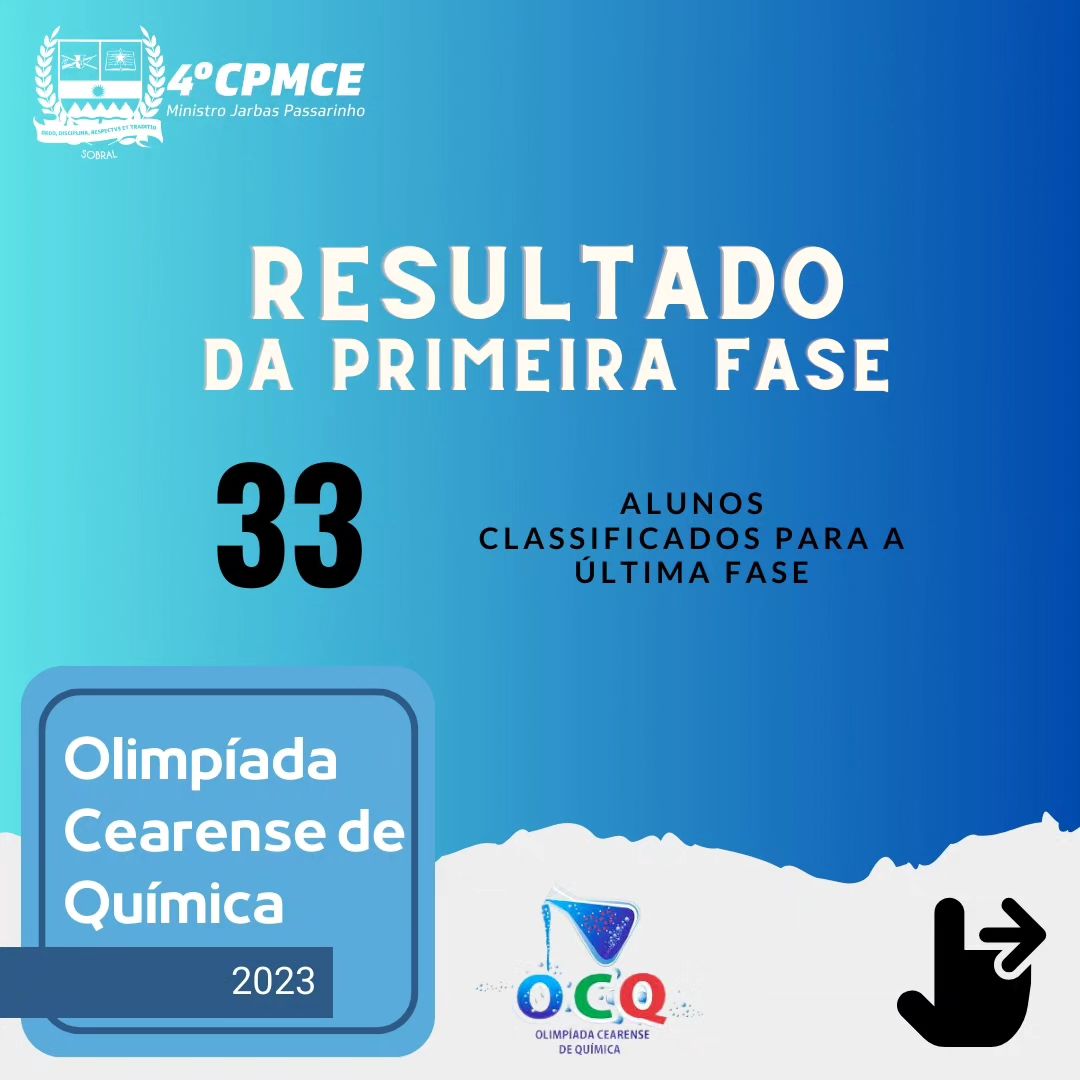4º CPM: Alunos classificados para a última fase da Olimpíada Cearense ...