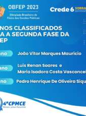 Conquista dos alunos de Sobral: A transição para a segunda fase da Olimpíada Brasileira de Física das Escolas Públicas