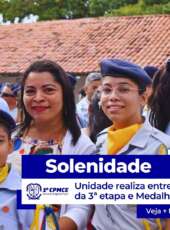 Unidade realiza Entrega de Alamares (3ª etapa) e Medalhas Olímpicas