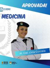 1º CPM: Al. Cel. Lívia Correia passou em Medicina pelo Prouni!
